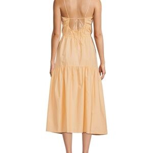 Vince Ruched Midi Cami Dress – XL – Peach – NWT Condition